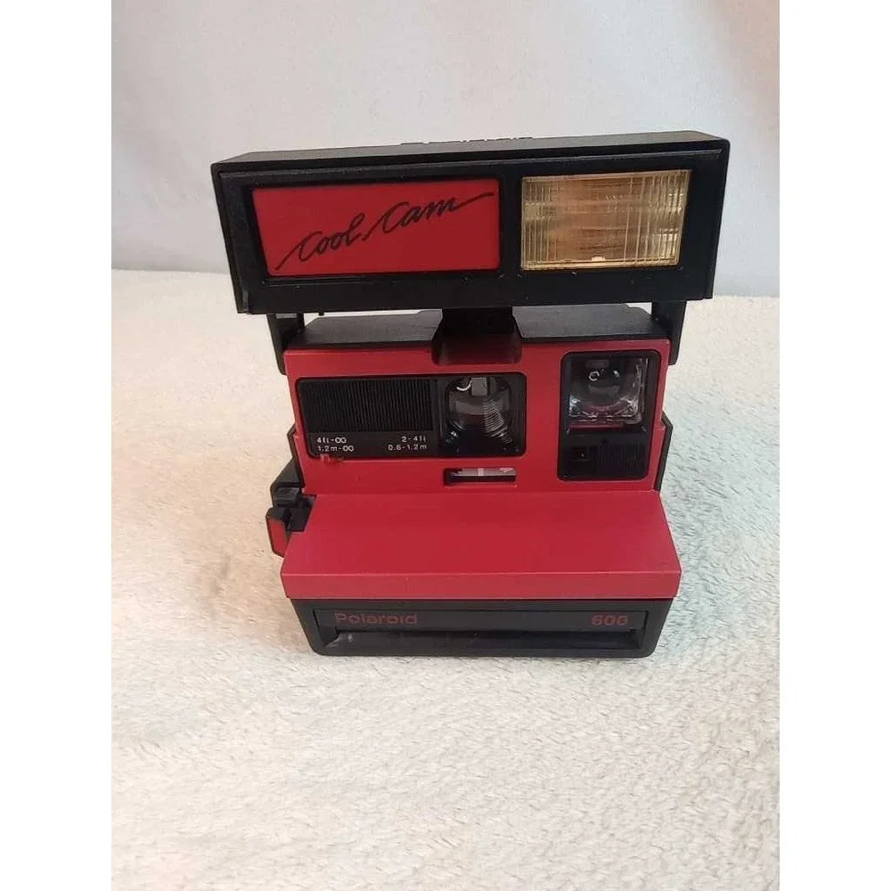 Polaroid 600 Cool Cam Instant Camera Red Retro Vintage Photography